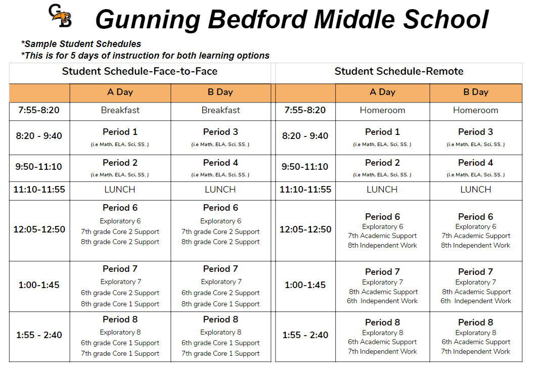Student Schedule