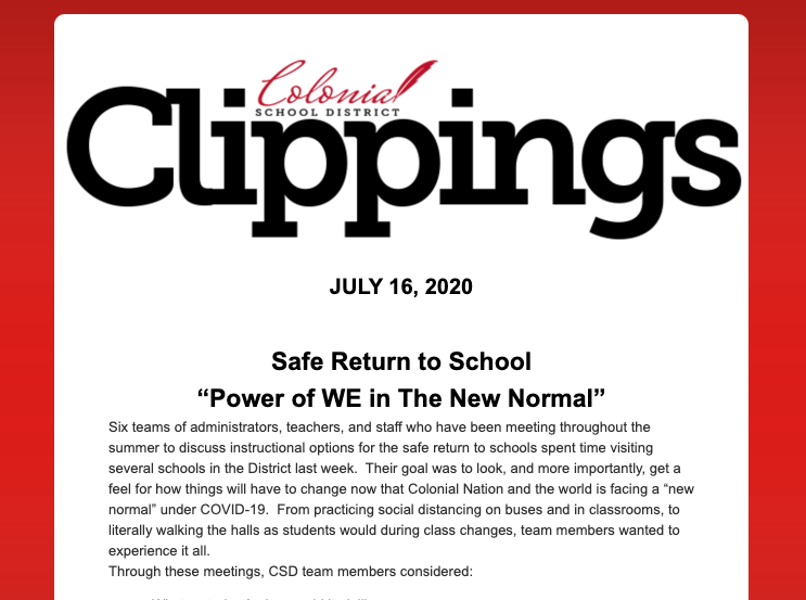 Colonial Clippings – July 16