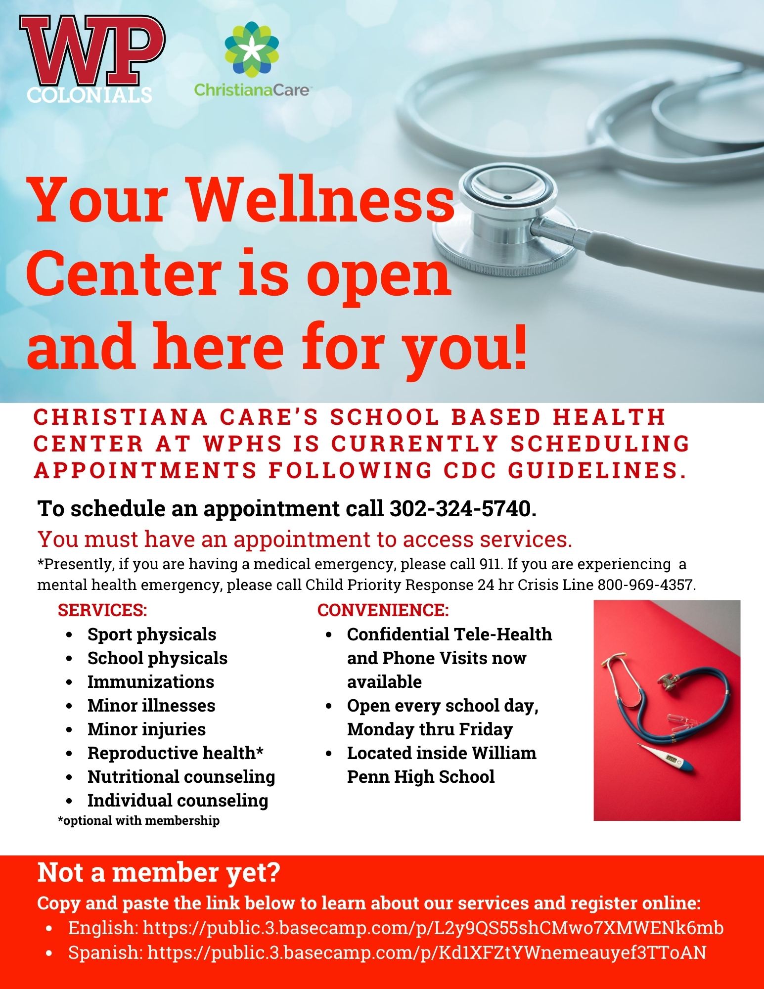 Wellness Center Member Registration