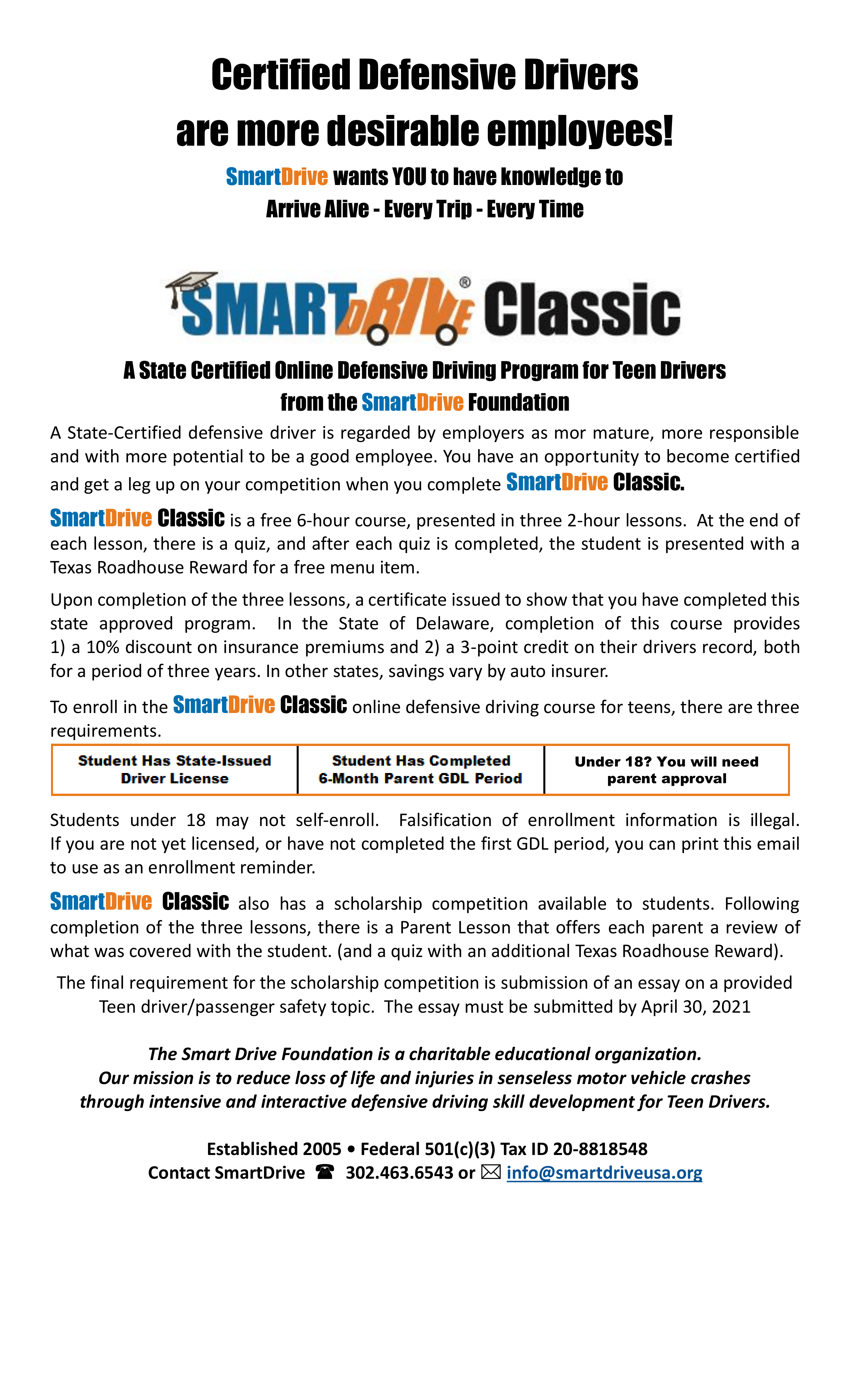 SmartDrive Classic JDG 2021 Program - Pete Booker