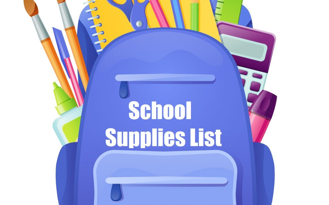 School Supplies List